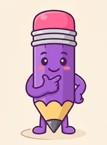The BuildWrite pencil character