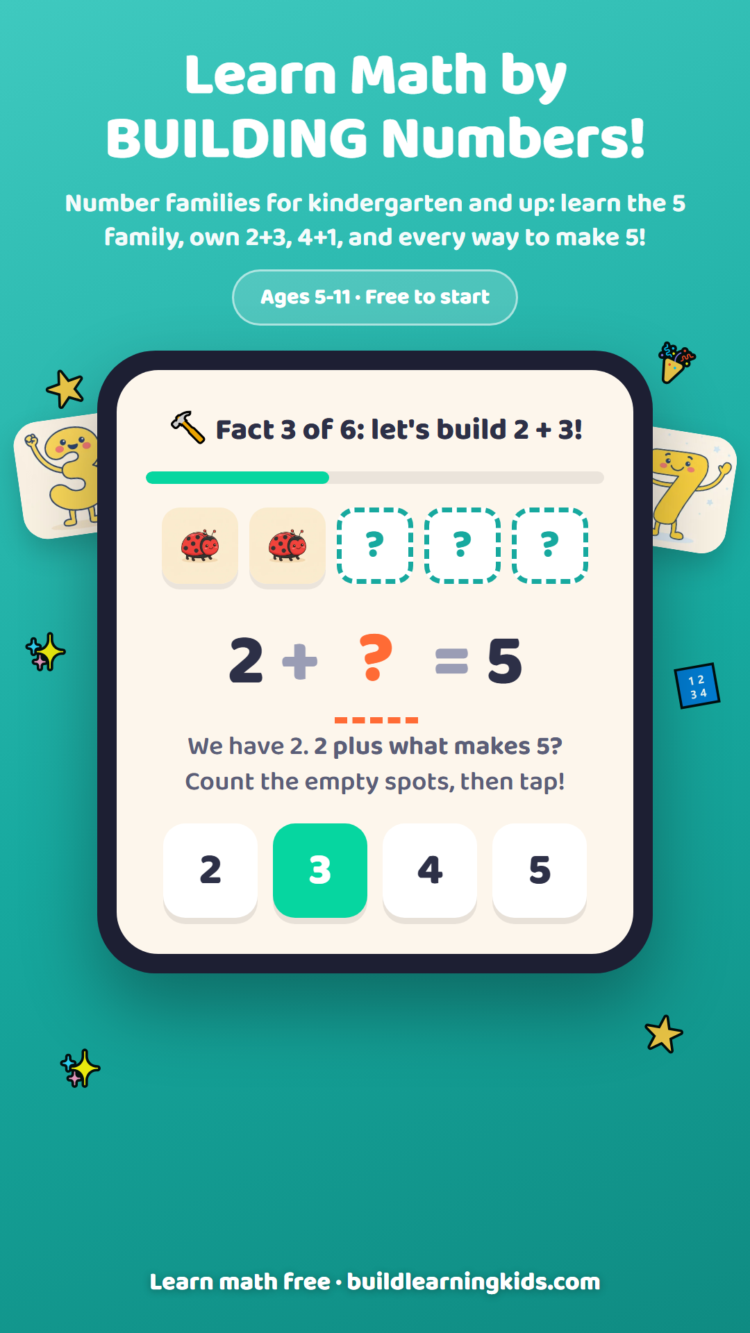 BuildMath app screenshot